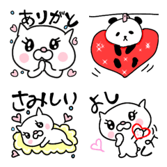 [LINE絵文字] にゃんにゃんこ9❤VDにも使える！の画像