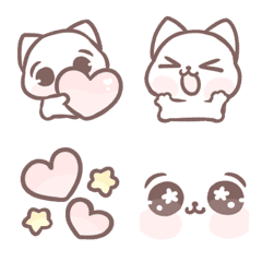 [LINE絵文字] Marshmallow Puppies kitty 2の画像