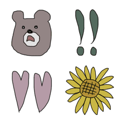 [LINE絵文字] cute bear0の画像