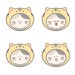 [LINE絵文字] Greetings from short legged kittenの画像