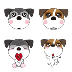 [LINE絵文字] Jack Russell Terrier dogs PUの画像