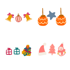 [LINE絵文字] Christmas bear decoration lineの画像