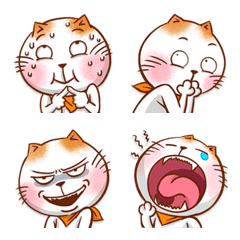 [LINE絵文字] Cat crazy love 3 Emoji so cuteの画像