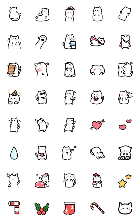 [LINE絵文字]Cat Meowの画像一覧