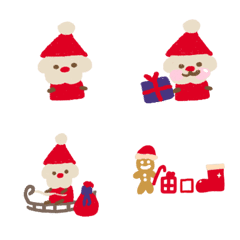 [LINE絵文字] Sheep Baa Baa Santa Clausの画像