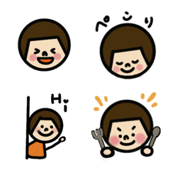 [LINE絵文字] おてんばベビ 絵文字の画像