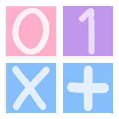 [LINE絵文字] Number and symbol pastel colorの画像