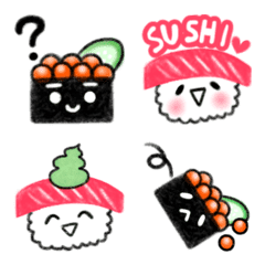 [LINE絵文字] すし・寿司・スシ・SUSHI ☆ 絵文字の画像