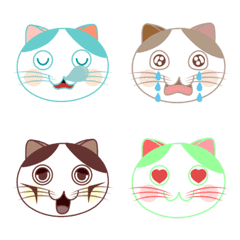 [LINE絵文字] Pastel Kawaii catの画像