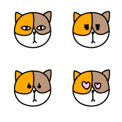 [LINE絵文字] 三毛猫みけさんの画像