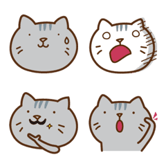 [LINE絵文字] ねこのにゃんくすの絵文字の画像