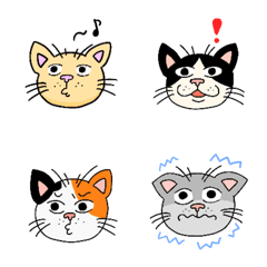 [LINE絵文字] にくめないねこ！ヌココの絵文字の画像