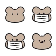 [LINE絵文字] Bear's Normal Daysの画像