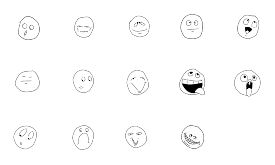 [LINE絵文字]The irritated faceの画像一覧