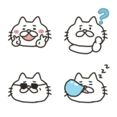 [LINE絵文字] のぴねこ ふわっと絵文字の画像