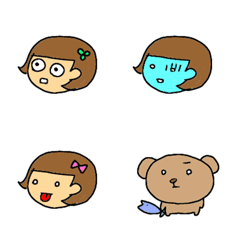 [LINE絵文字] へろ子のスタンプの画像