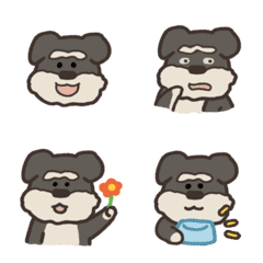 [LINE絵文字] Schnauzer Niu Niuの画像