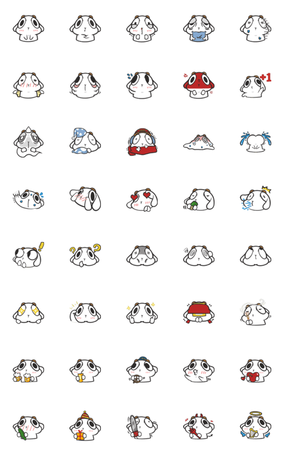 [LINE絵文字]Little Butt Sheep - emojiの画像一覧