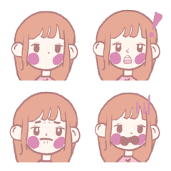 [LINE絵文字] baa baa little sister expressionの画像