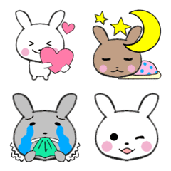 [LINE絵文字] ネザーランドドワーフうさぎ②の画像