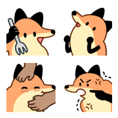 [LINE絵文字] fox friends 4の画像