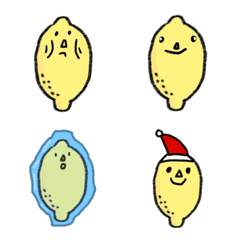 [LINE絵文字] Lemon emoji Iの画像