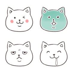 [LINE絵文字] いろいろリアクションねこの画像