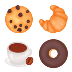 [LINE絵文字] Cute bakery landの画像