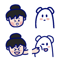 [LINE絵文字] Mumi and Giの画像