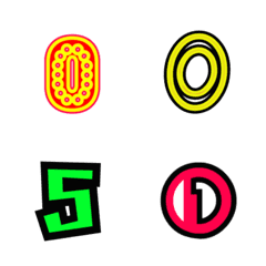 [LINE絵文字] Number emoji 50の画像