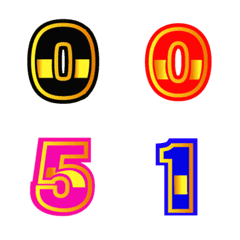 [LINE絵文字] Number emoji 51の画像