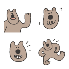 [LINE絵文字] Wombat faceの画像