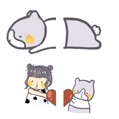 [LINE絵文字] Niuniu Emoji 2の画像