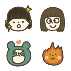 [LINE絵文字] Shaga's LINE Emojiの画像