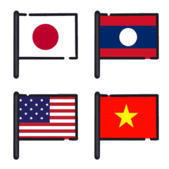 [LINE絵文字] Flags7の画像