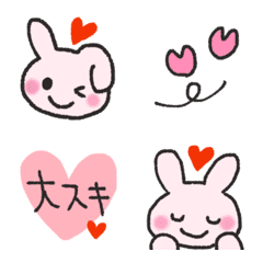 [LINE絵文字] ♡ピンクとサクラの可愛い絵文字♡の画像