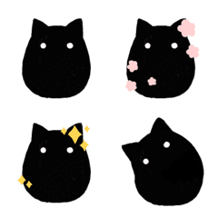 [LINE絵文字] black.catの画像