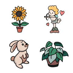 [LINE絵文字] My Little Garden Emojiの画像