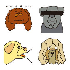 [LINE絵文字] dogs' facesの画像