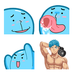 [LINE絵文字] OH FU JOHN's Daily Life 3 Emojiの画像