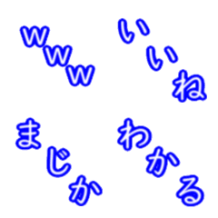 [LINE絵文字] 3-letter wordの画像