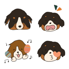 [LINE絵文字] cavalier doggos1の画像