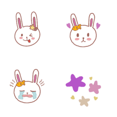 [LINE絵文字] Rabbit Nini emojiの画像