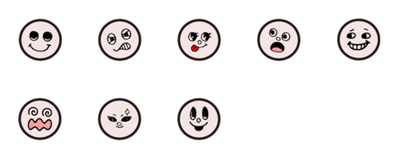 [LINE絵文字]funny emojisの画像一覧