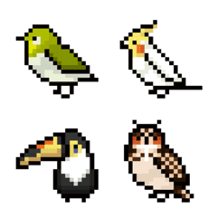 [LINE絵文字] 8bit bird'sの画像