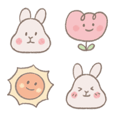 [LINE絵文字] Tubo rabbit emojiの画像