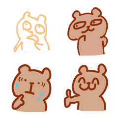 [LINE絵文字] serious bearsの画像