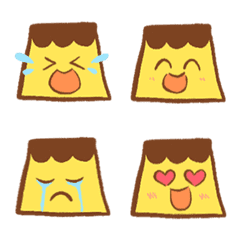 [LINE絵文字] Little Pudding Emojiの画像