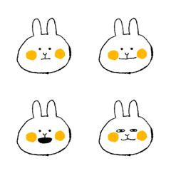 [LINE絵文字] うさぎさん の 絵文字の画像