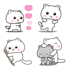 [LINE絵文字] British shorthair cat 2 : Animated emojiの画像